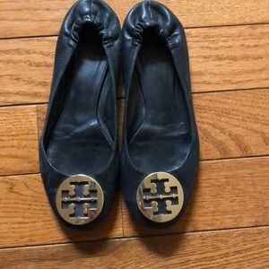 Tory Burch Black Reva Ballet Flat sz.9
